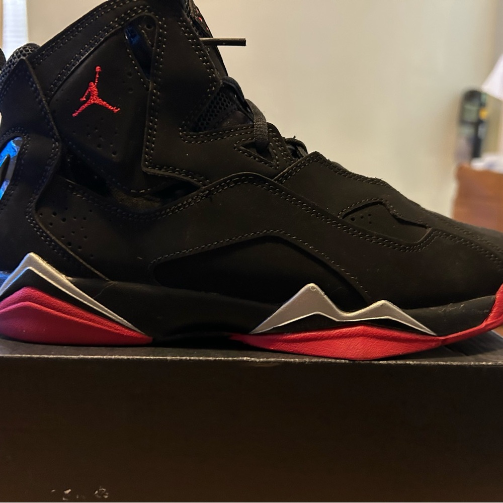 Black and Red Athletic Sneakers